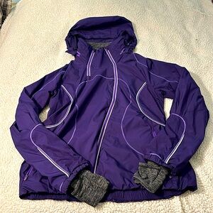 Lululemon Run Inspire Dual Zipper Running Jacket, Purple, Sz 12